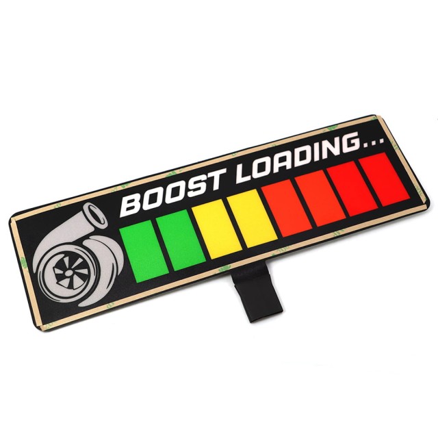 LED stickeris automobiliui "Boost loading"